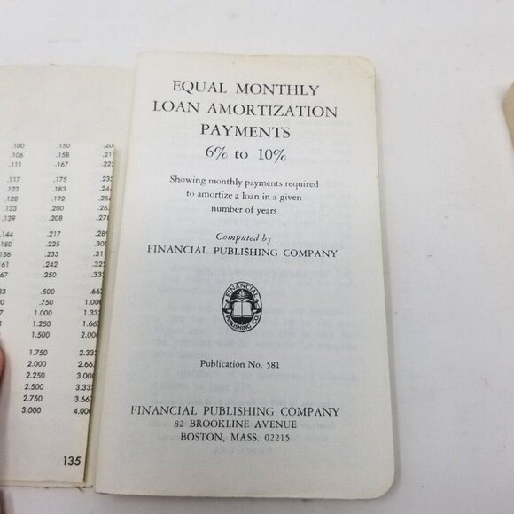 1969 1979 Vintage Monthly Loan Amortization Payment Books 6% to 10% & 7%-18% - Picture 10 of 10
